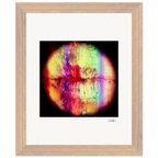 Chromatic Kiss Framed print 20x25 cm / 8x10″ Wood frame 33
