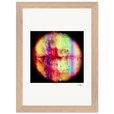 Chromatic Kiss Framed print 21x29.7 cm / 8x12" Wood frame 29