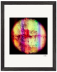Chromatic Kiss Framed print 27x35 cm / 11x14″ Black frame 47