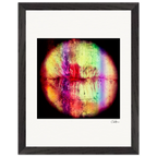 Chromatic Kiss Framed print 27x35 cm / 11x14″ Black frame 47