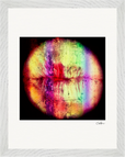 Chromatic Kiss Framed print 27x35 cm / 11x14″ White frame 11