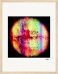 Chromatic Kiss Framed print 27x35 cm / 11x14″ Wood frame 26