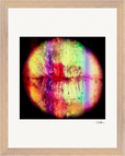 Chromatic Kiss Framed print 27x35 cm / 11x14″ Wood frame 26