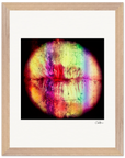 Chromatic Kiss Framed print 27x35 cm / 11x14″ Wood frame 26