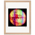 Chromatic Kiss Framed print 27x35 cm / 11x14″ Wood frame 26