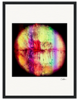 Chromatic Kiss Framed print 30x40 cm / 12x16″ Black frame 55