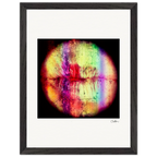 Chromatic Kiss Framed print 30x40 cm / 12x16″ Black frame 37