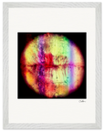 Chromatic Kiss Framed print 30x40 cm / 12x16″ White frame 8