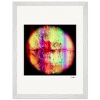 Chromatic Kiss Framed print 30x40 cm / 12x16″ White frame 8
