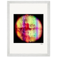 Chromatic Kiss Framed print 30x40 cm / 12x16″ White frame 8