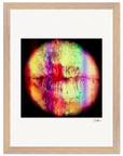 Chromatic Kiss Framed print 30x40 cm / 12x16″ Wood frame 30