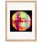 Chromatic Kiss Framed print 30x40 cm / 12x16″ Wood frame 30