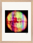 Chromatic Kiss Framed print 30x40 cm / 12x16″ Wood frame 30
