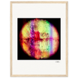 Chromatic Kiss Framed print 30x40 cm / 12x16″ Wood frame 32