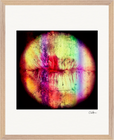 Chromatic Kiss Framed print 40x50 cm / 16x20″ Wood frame 28