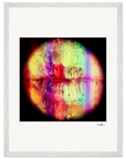 Chromatic Kiss Framed print 45x60 cm / 18x24″ White frame 19