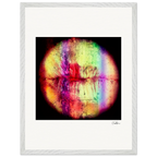 Chromatic Kiss Framed print 45x60 cm / 18x24″ White frame 19