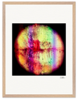 Chromatic Kiss Framed print 45x60 cm / 18x24″ Wood frame 25