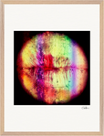 Chromatic Kiss Framed print 45x60 cm / 18x24″ Wood frame 25