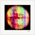 Chromatic Kiss Framed print 50x50 cm / 20x20″ White frame 12