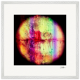 Chromatic Kiss Framed print 50x50 cm / 20x20″ White frame 12