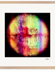 Chromatic Kiss Framed print 50x50 cm / 20x20″ Wood frame 27