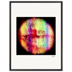 Chromatic Kiss Framed print 60x80 cm / 24x32″ Black frame 48