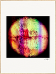 Chromatic Kiss Framed print 60x80 cm / 24x32″ Wood frame 23