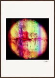 Chromatic Kiss Framed print 70x100 cm / 28x40″ Dark wood frame 41