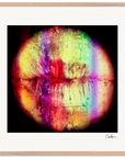 Chromatic Kiss Framed print 70x70 cm / 28x28″ Wood frame 22