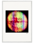 Chromatic Kiss Framed print A1 (59.4 x 84.1 cm) White frame 10