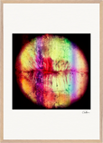 Chromatic Kiss Framed print A1 (59.4 x 84.1 cm) Wood frame 23