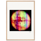 Chromatic Kiss Framed print A1 (59.4 x 84.1 cm) Wood frame 23