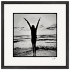 Circle of Life Framed print 40x40 cm / 16x16″ Black frame 37