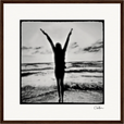 Circle of Life Framed print 40x40 cm / 16x16″ Dark wood frame 34
