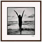 Circle of Life Framed print 40x40 cm / 16x16″ Dark wood frame 34