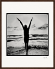 Circle of Life Framed print 40x50 cm / 16x20″ Dark wood frame 32
