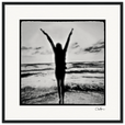 Circle of Life Framed print 50x50 cm / 20x20″ Black frame 40