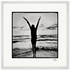 Circle of Life Framed print 50x50 cm / 20x20″ White frame 16