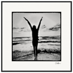 Circle of Life Framed print 70x70 cm / 28x28″ Black frame 46