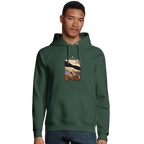 Compassion - "Cosmic Reflections" Hoodie Bottle Green XS 3