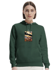 Compassion - "Cosmic Reflections" Hoodie Bottle Green XS 48