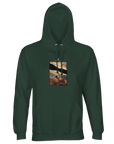 Compassion - "Cosmic Reflections" Hoodie Bottle Green XS 14