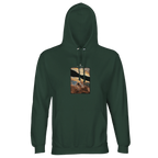Compassion - "Cosmic Reflections" Hoodie Bottle Green XS 1