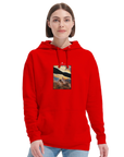 Compassion - "Cosmic Reflections" Hoodie Bright Red XS 38