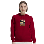 Compassion - "Cosmic Reflections" Hoodie Burgundy XS 5