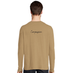Compassion - "Cosmic Reflections" Long sleeve dark beige XS 4