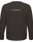 Compassion - "Cosmic Reflections" Sweatshirt deep charcoal grey XS 5