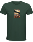 Compassion - "Cosmic Reflections" T-shirt Bottle Green XS 40