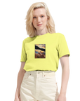 Compassion - "Cosmic Reflections" T-shirt Light Yellow XS 39